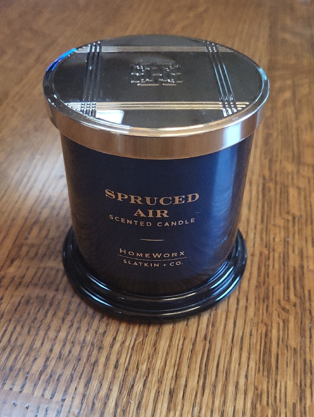 HomeWorx by Slatkin & Co. Spruced Air 8oz. Jar Candle